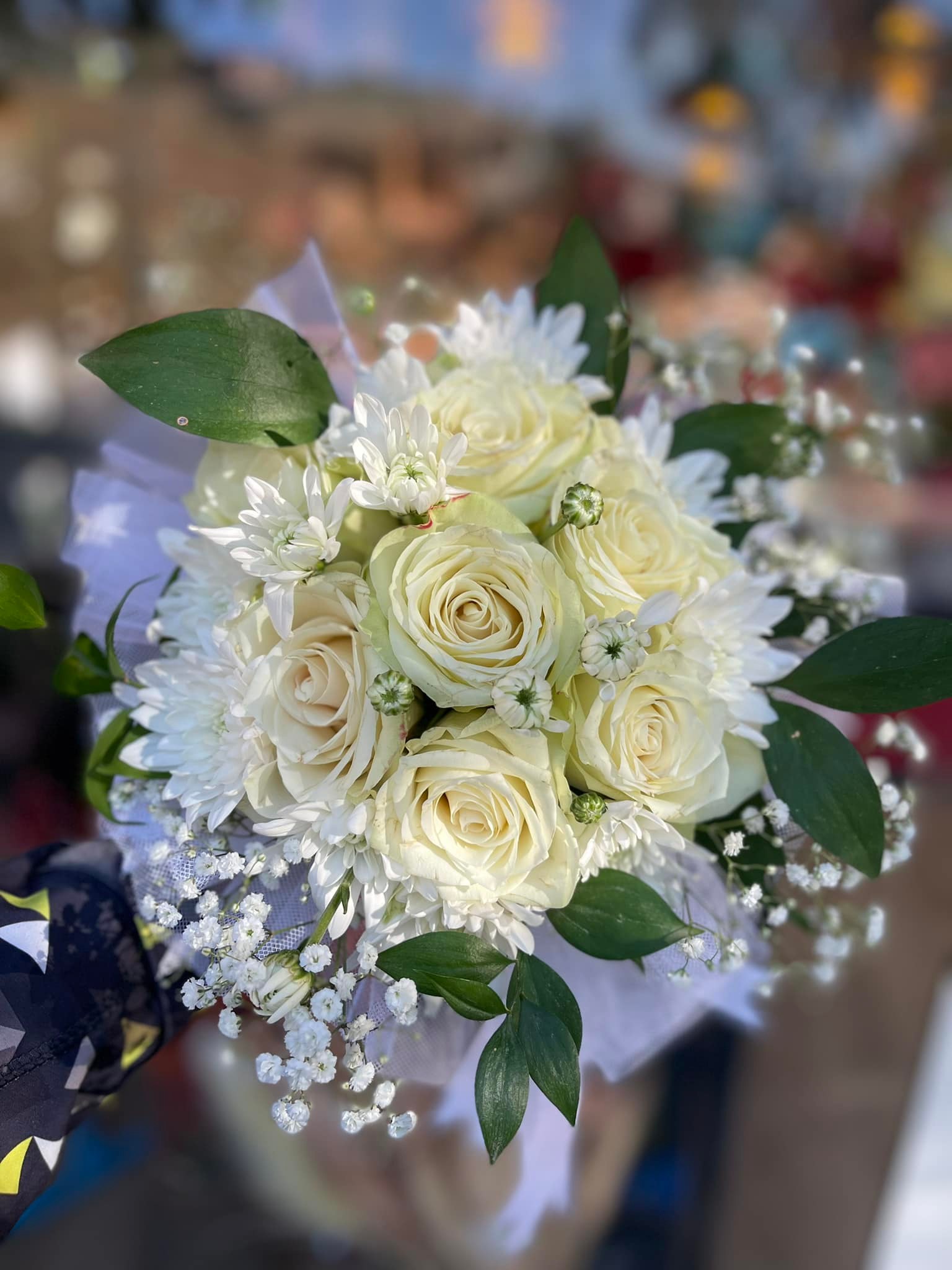 Bouquet mariée crème